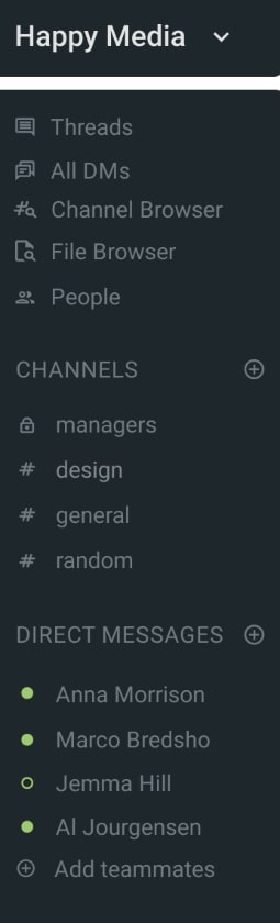 In Pumble, you can create an unlimited number of different channels