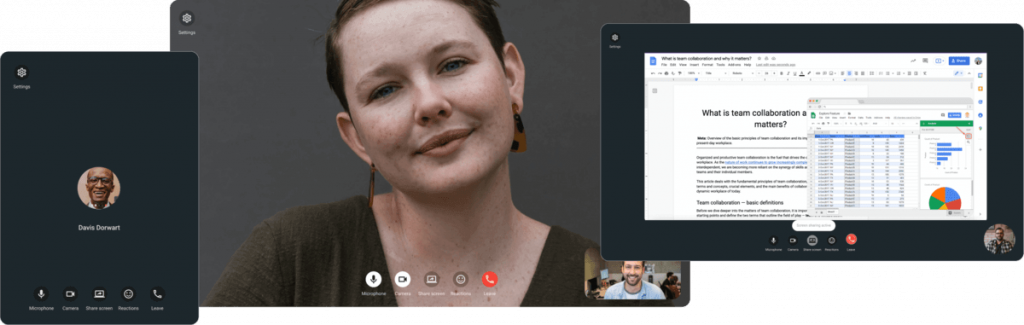 Voice and video calls and screen sharing in Pumble 