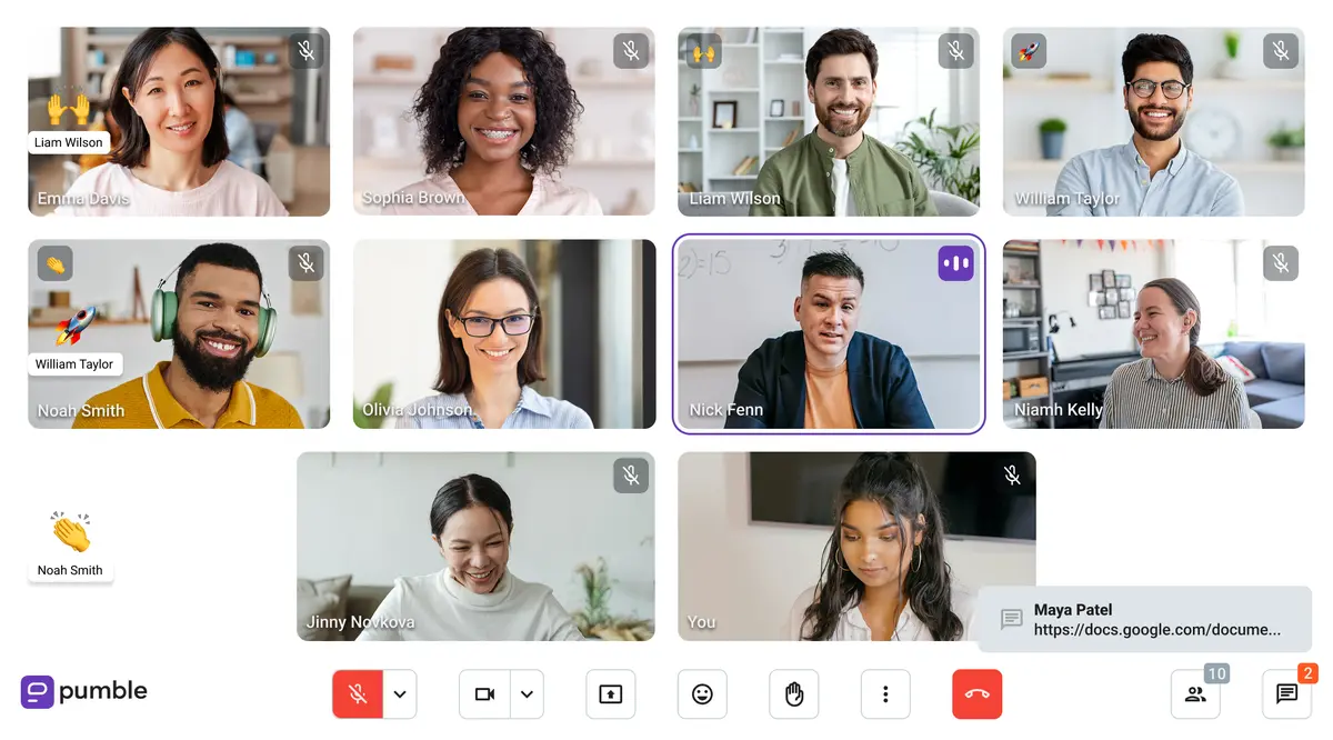 Although you can often express your agreement with emoji reactions in meetings, sometimes you will have to speak up