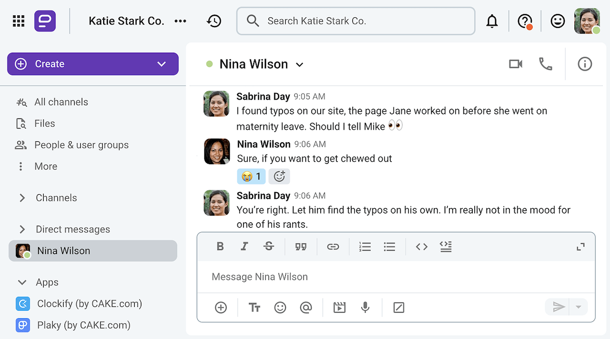 The effects of working on an emotionally charged team on Pumble, a team communication app