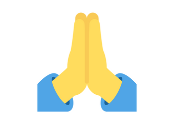 🙏 Folded Hands Emoji, Pray Emoji, Thanks Emoji