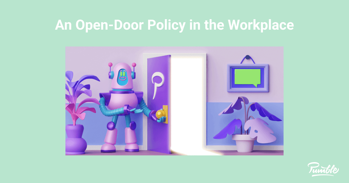 An Open Door Policy in the Workplace Examples Tips