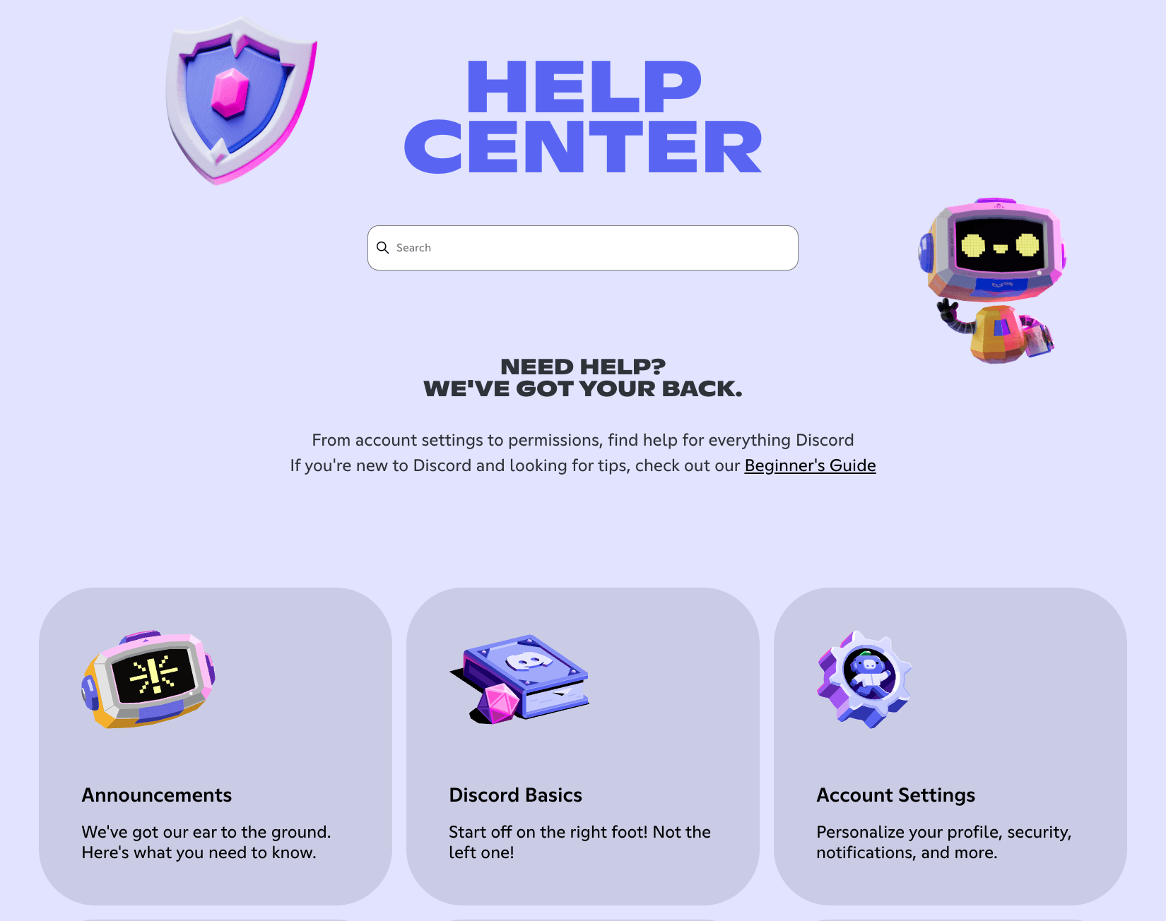 Discord’s Help Center