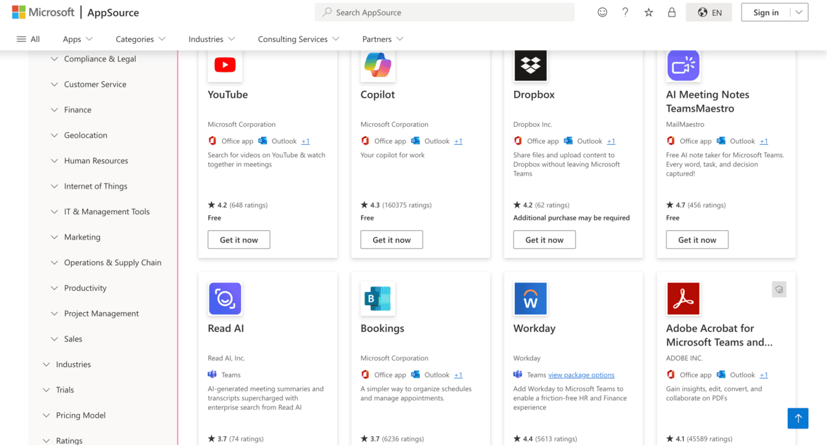 Popular Microsoft Teams integrations