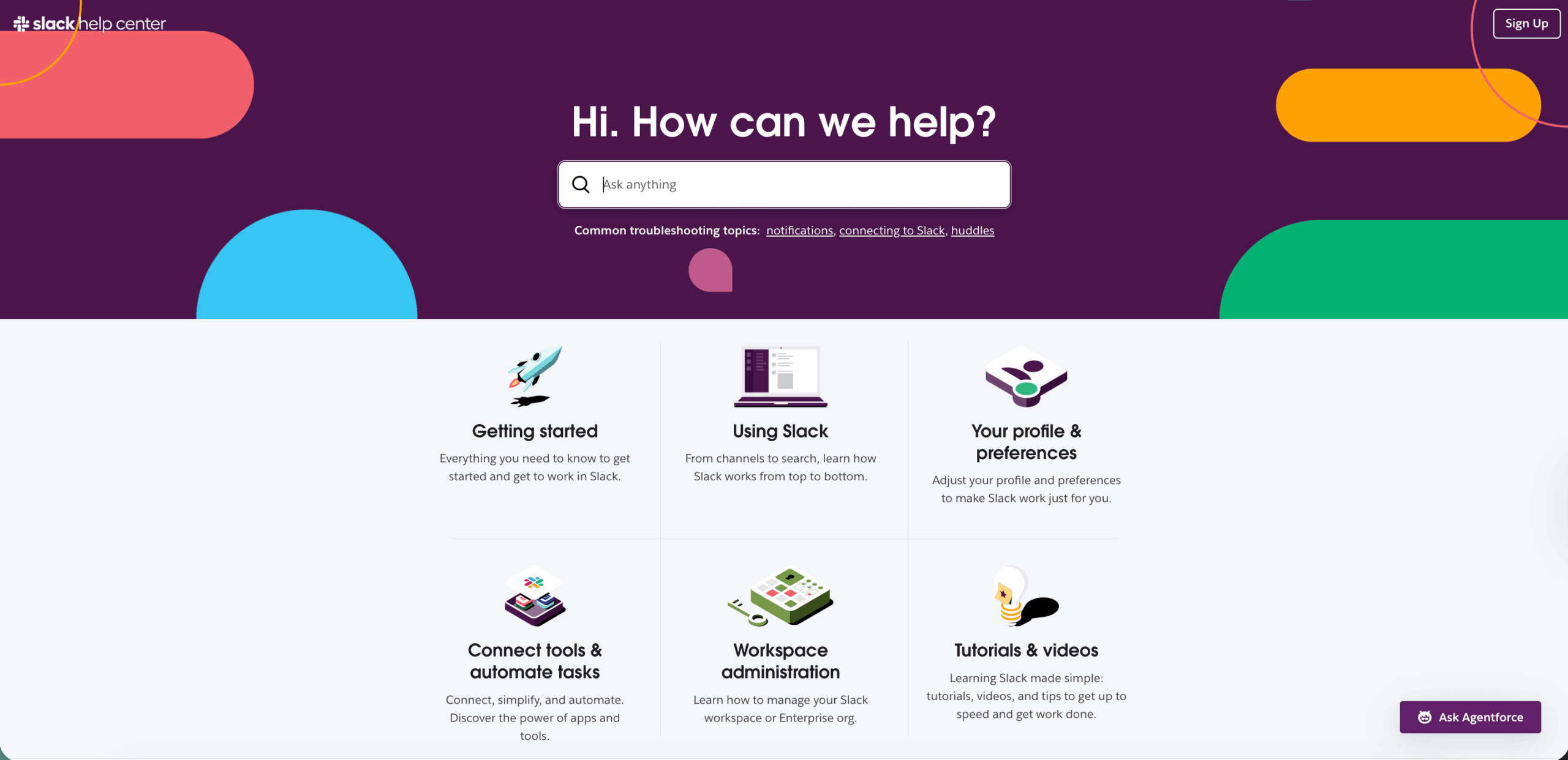 Slack’s Help Center