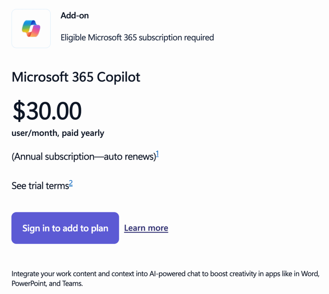 MS Teams’ AI bot, Copilot, will cost you extra
