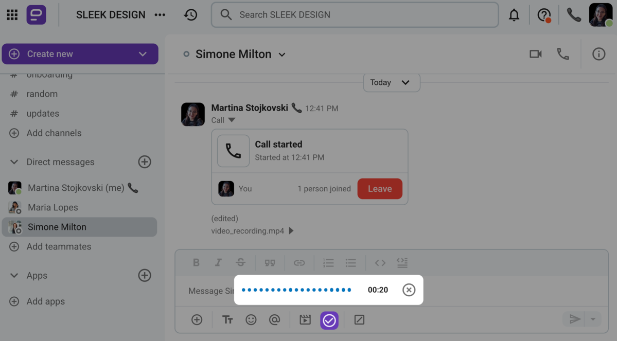 Optimizing team collaboration with Pumble