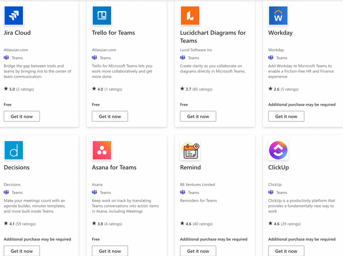 Microsoft Teams integrations