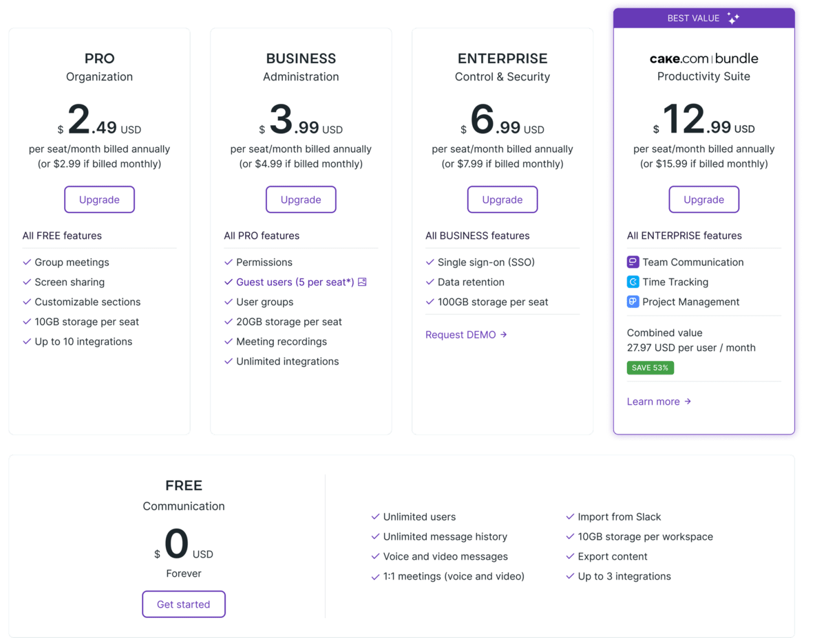 pumble-pricing