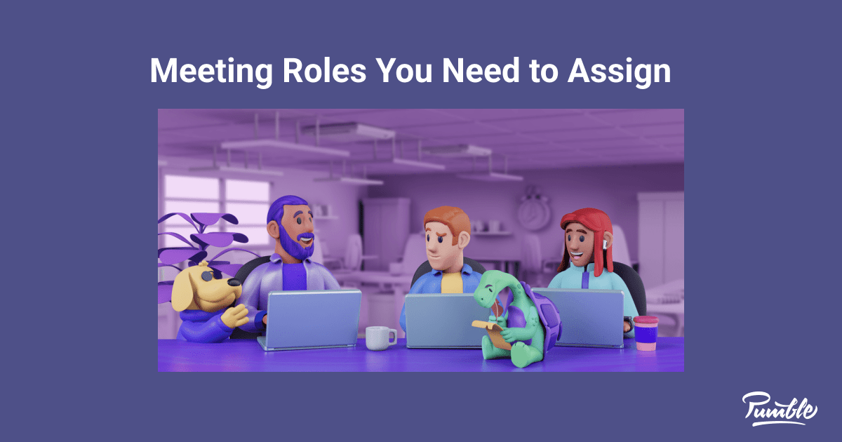 5 Meeting Roles for Productive Meetings