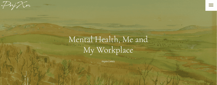 Mental Health, Me, and My Workplace page on the PNJXN website