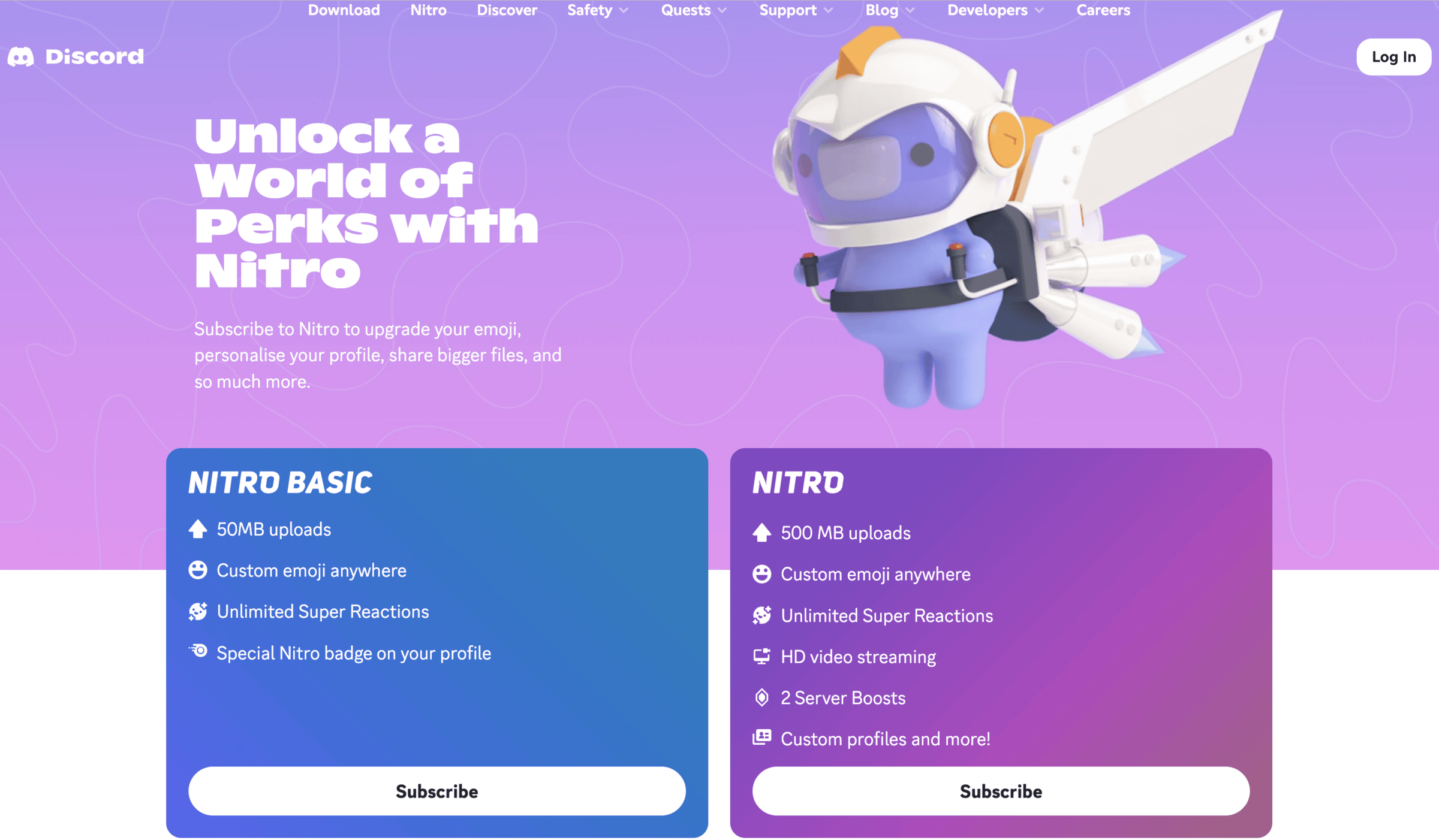 Discord pricing