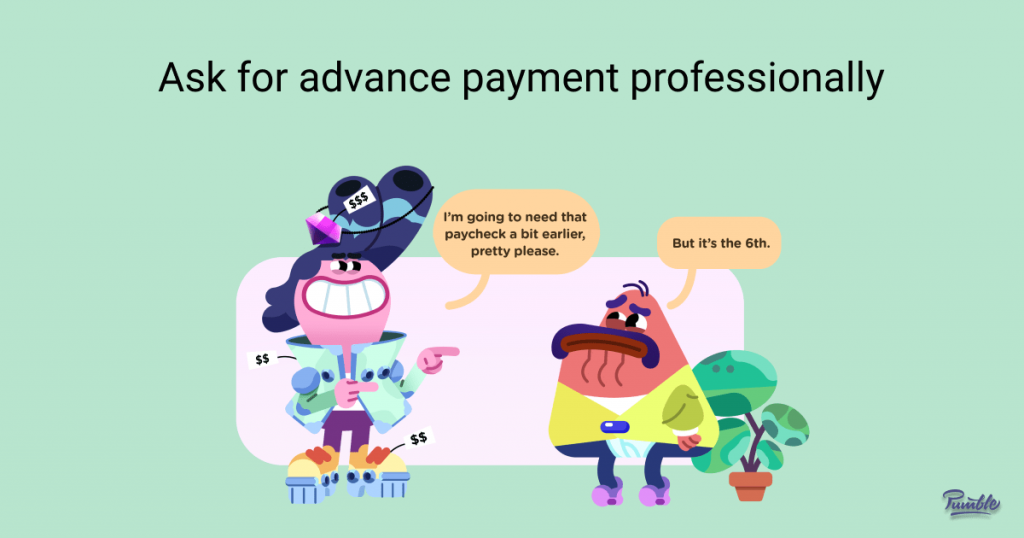 How To Ask For Advance Payment Professionally Pumble