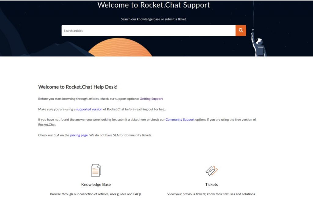 Rocket.Chat’s Help Desk