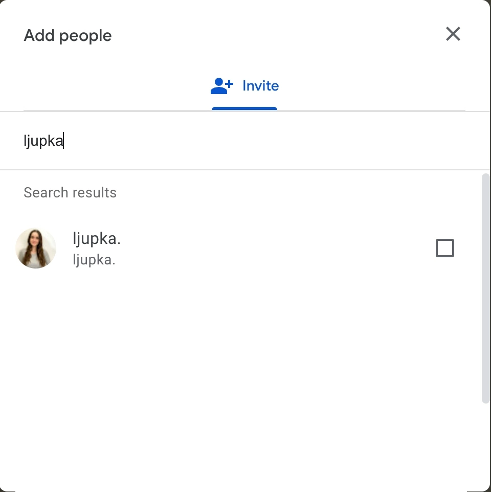 Use someone’s email address to invite them to Google Meet