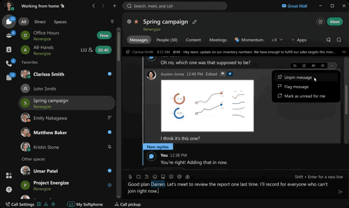 Webex messaging 