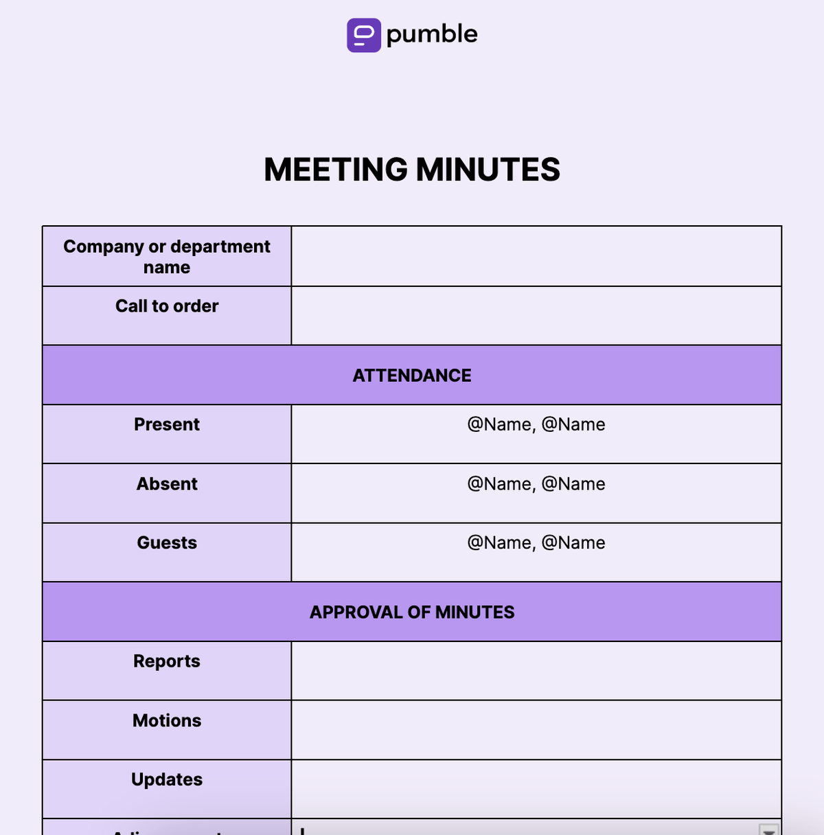 Corporate Meeting Minutes-min