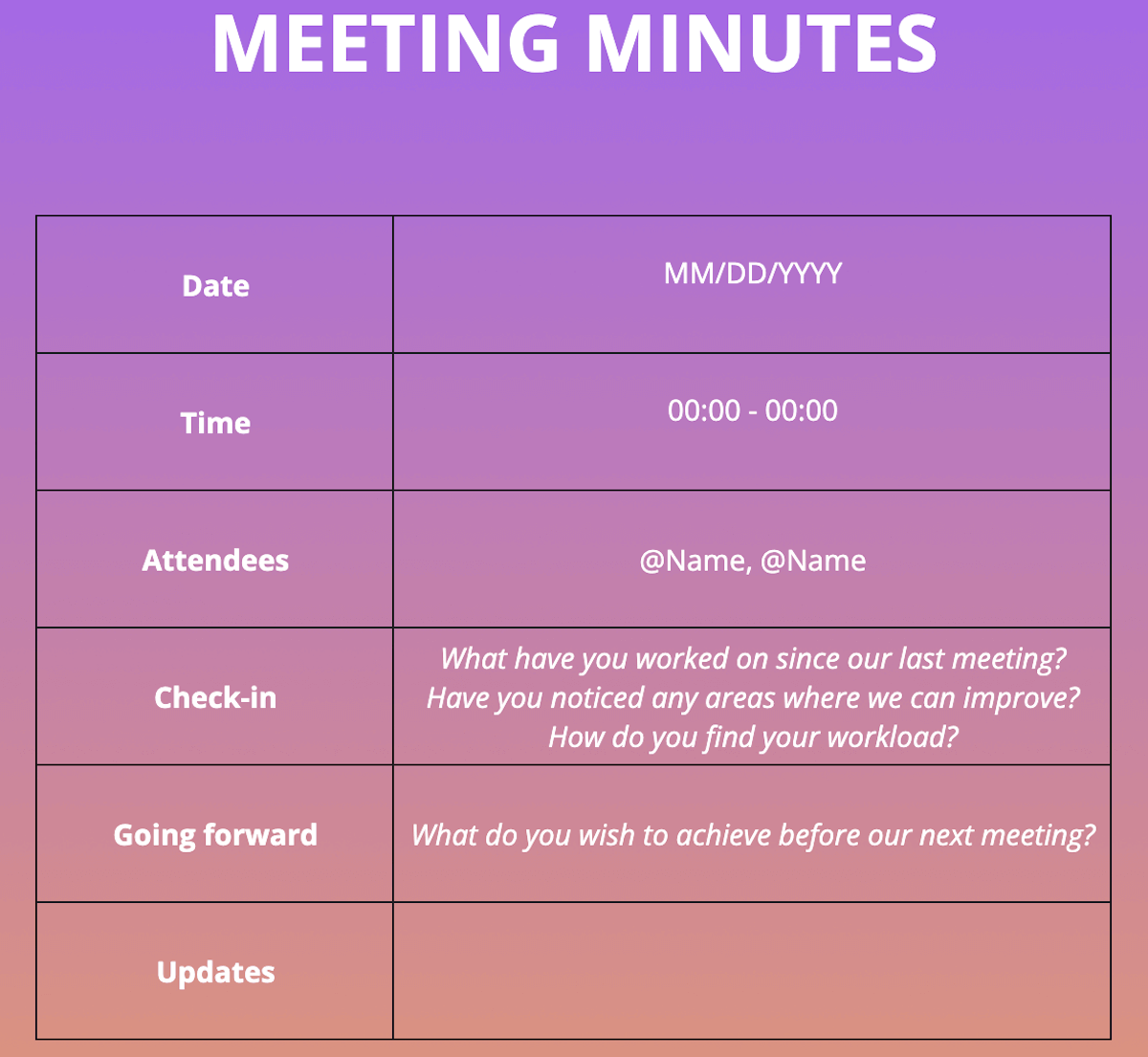 How To Take Meeting Minutes Tips Tricks And Templates Pumble