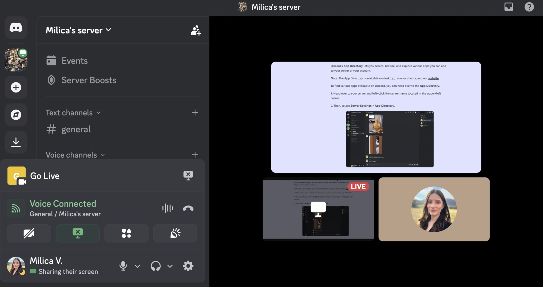 Discord’s user interface