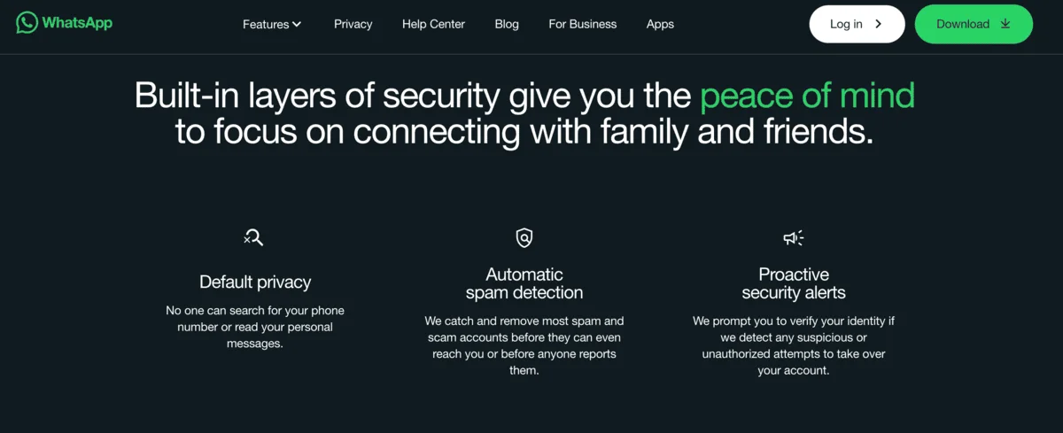 WhatsApp’s security layers
