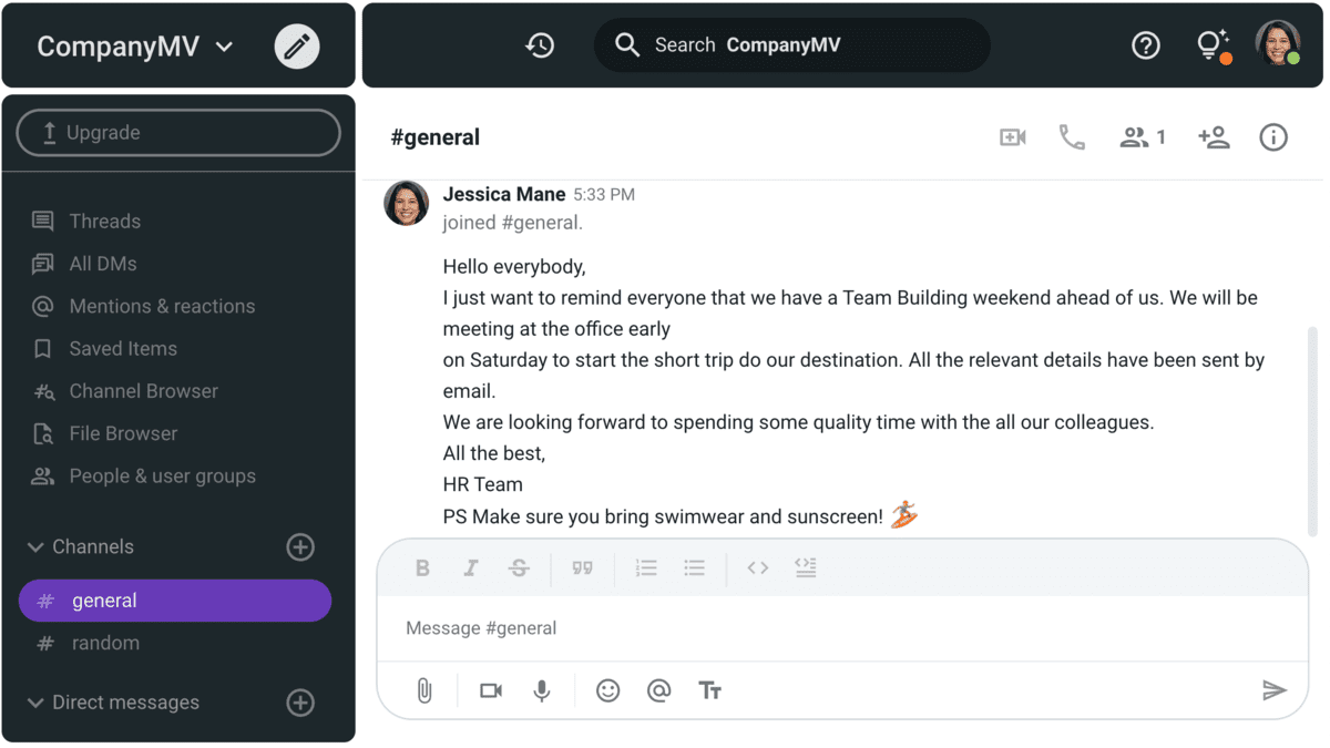 Postscript Email