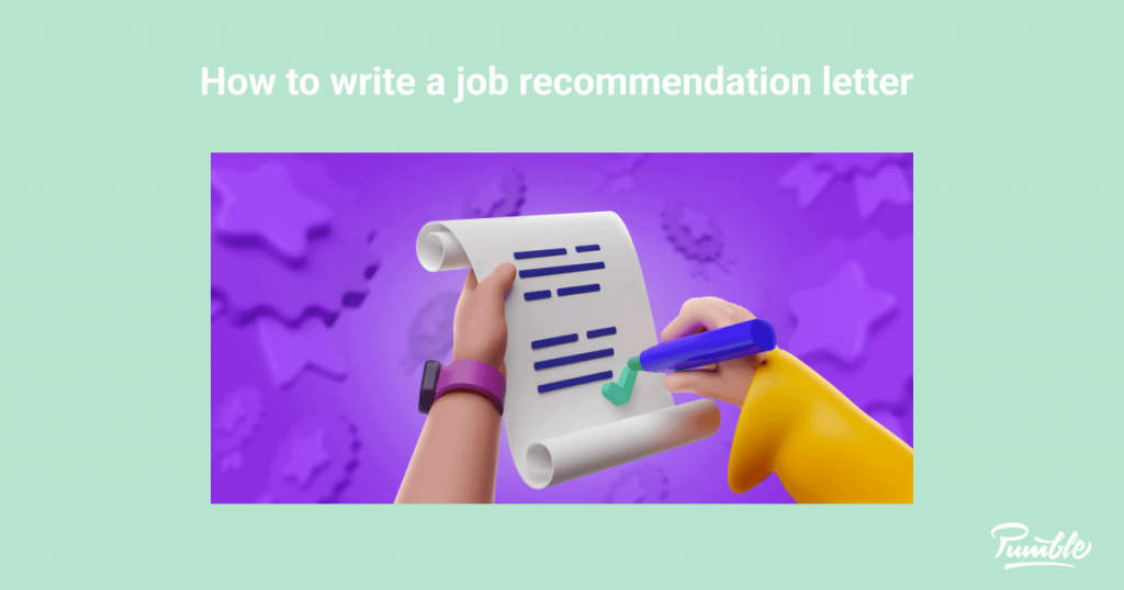 How To Write A Job Recommendation Letter 