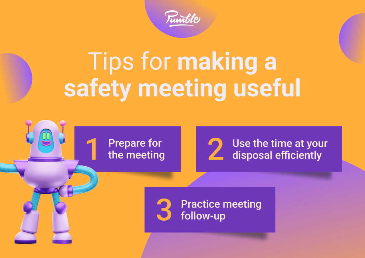 Tips for making a safety meeting useful