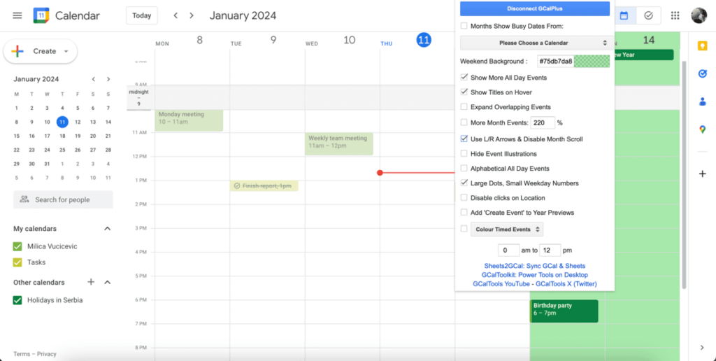 Top 10 Best Google Calendar Extensions for 2024