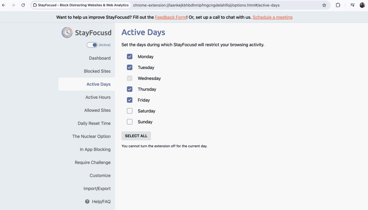 Use Stayfocusd as a productivity app for eliminating distractions