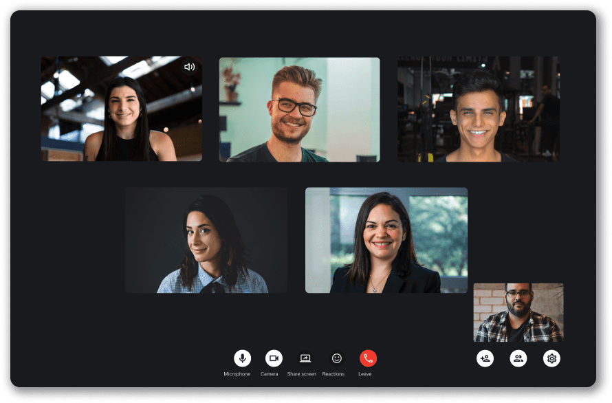 Video conferencing in Pumble