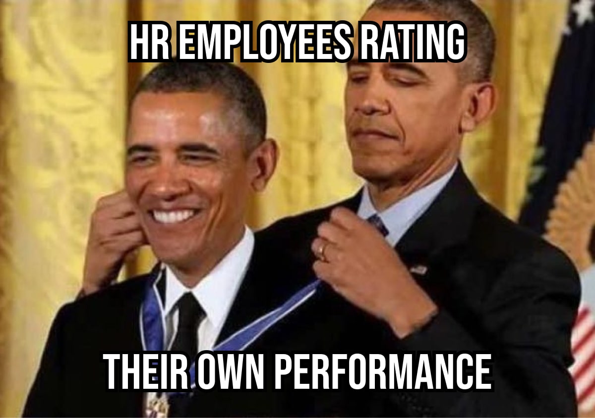 hr employees rating their own performance-min