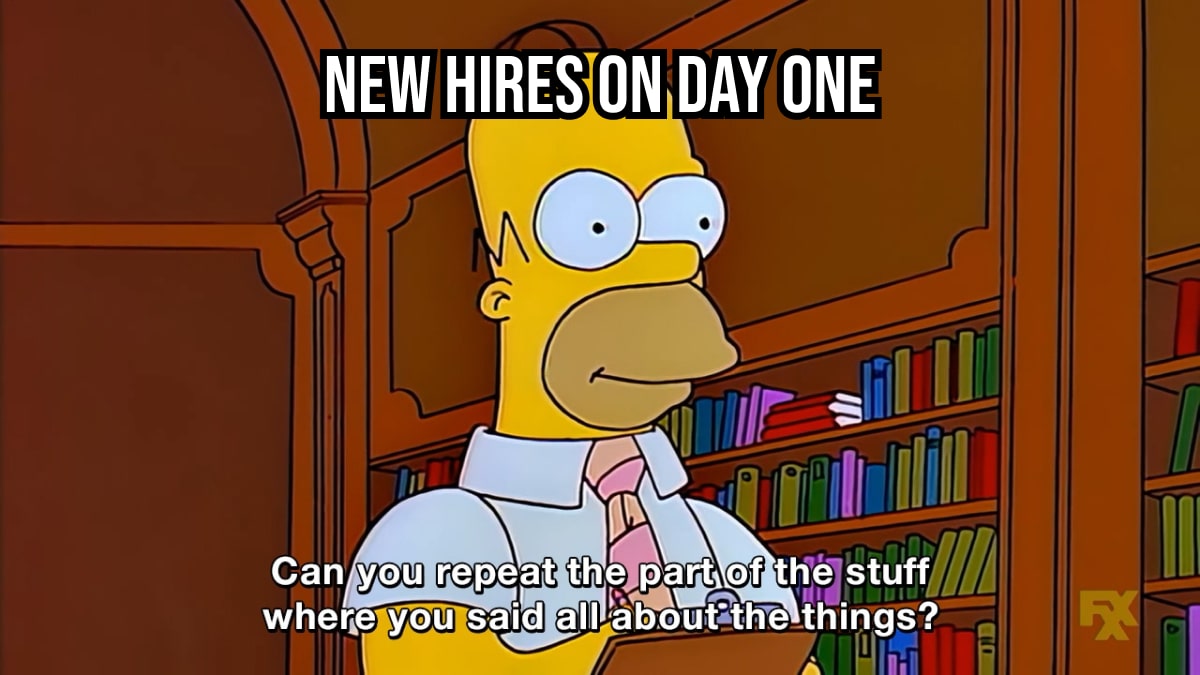 new hires on day one-min