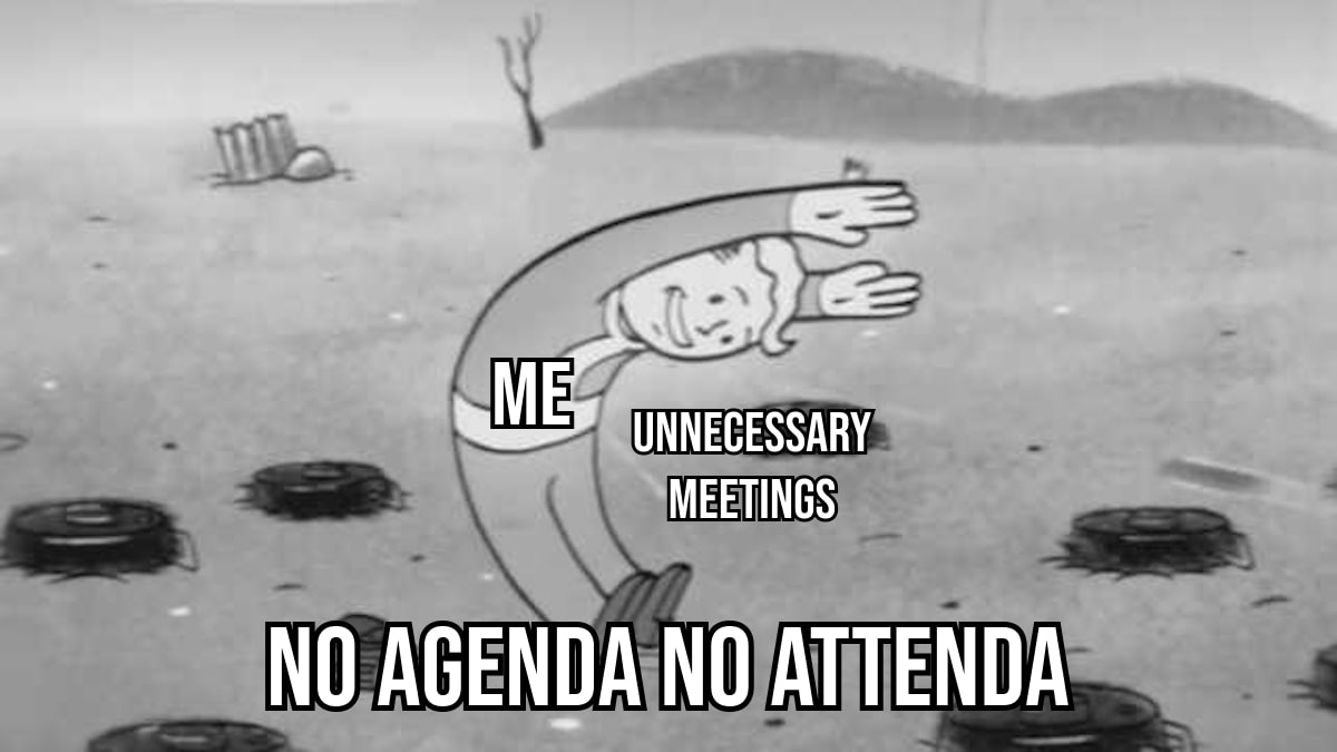 no agenda no attenda-min
