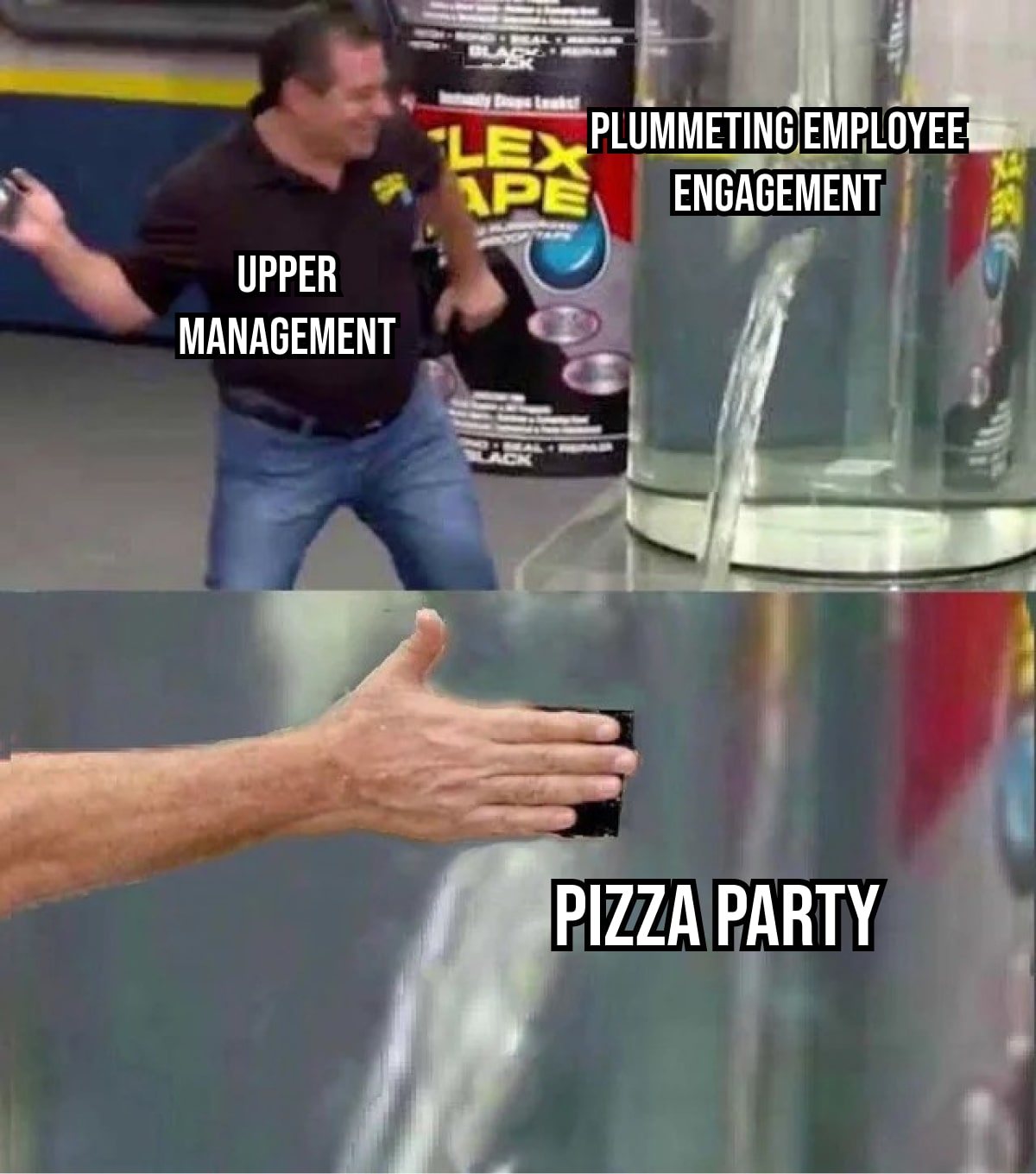 upper management pizza party-min