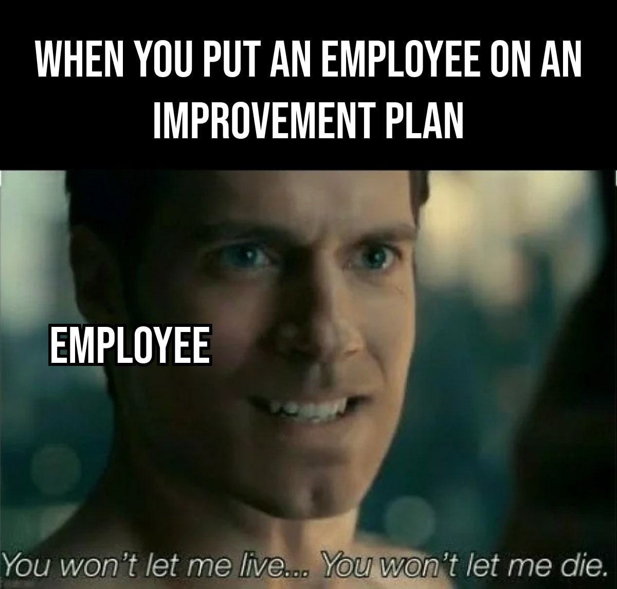 when you put an employee on an improvement plan-min