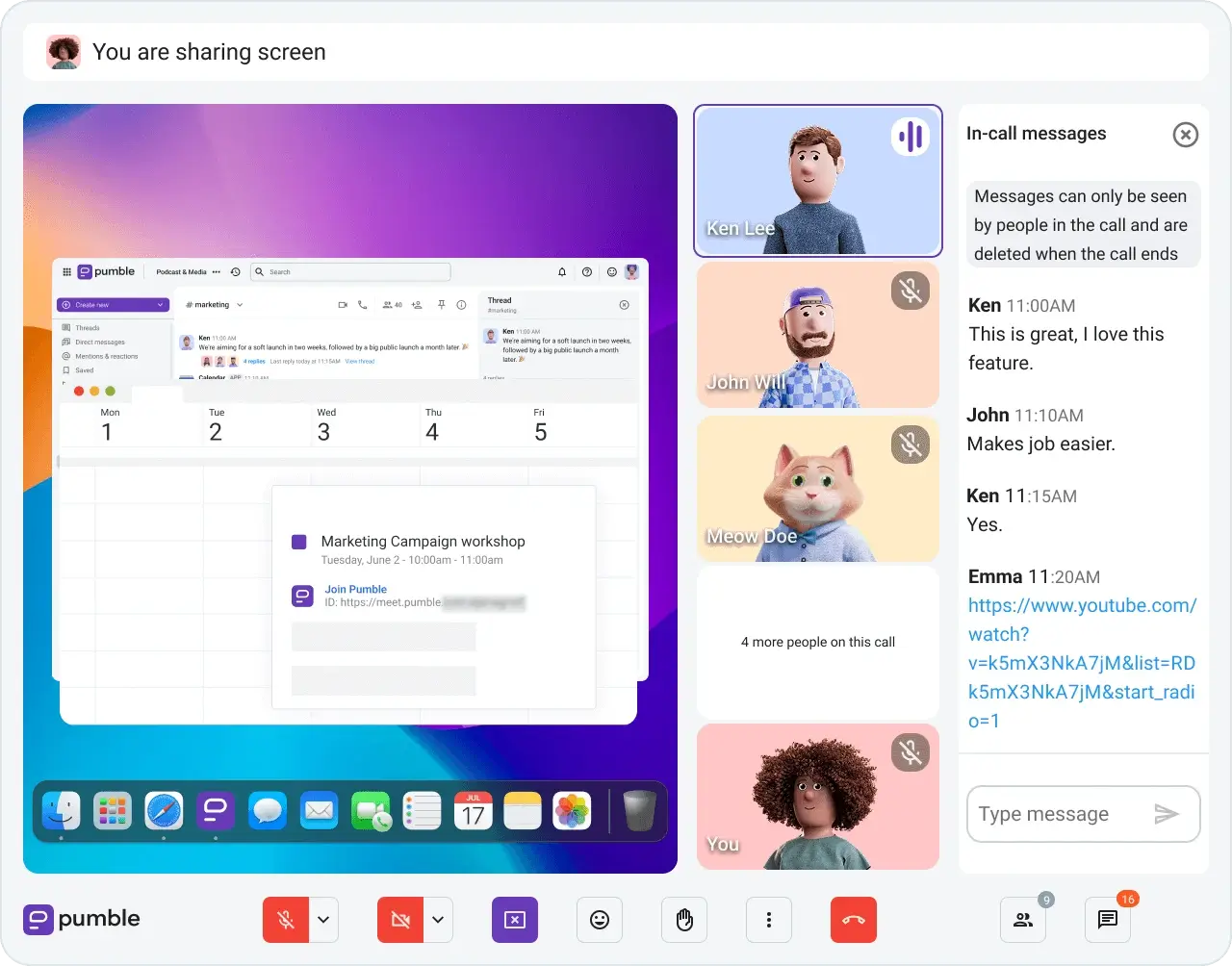 Hold training sessions, share resources and materials, and ensure productivity — Pumble makes onboarding easy