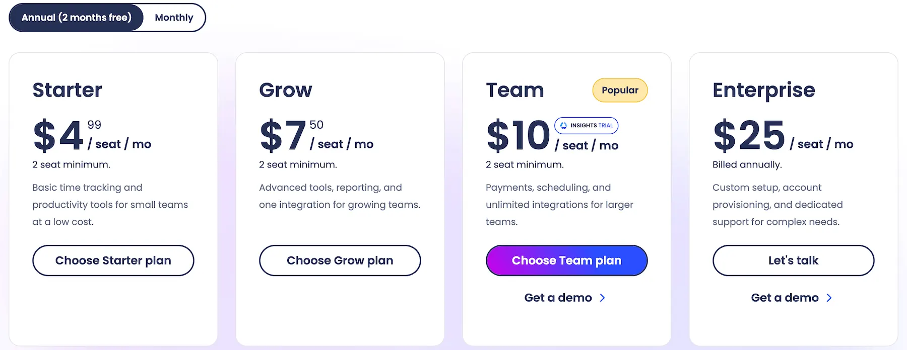 Hubstaff pricing