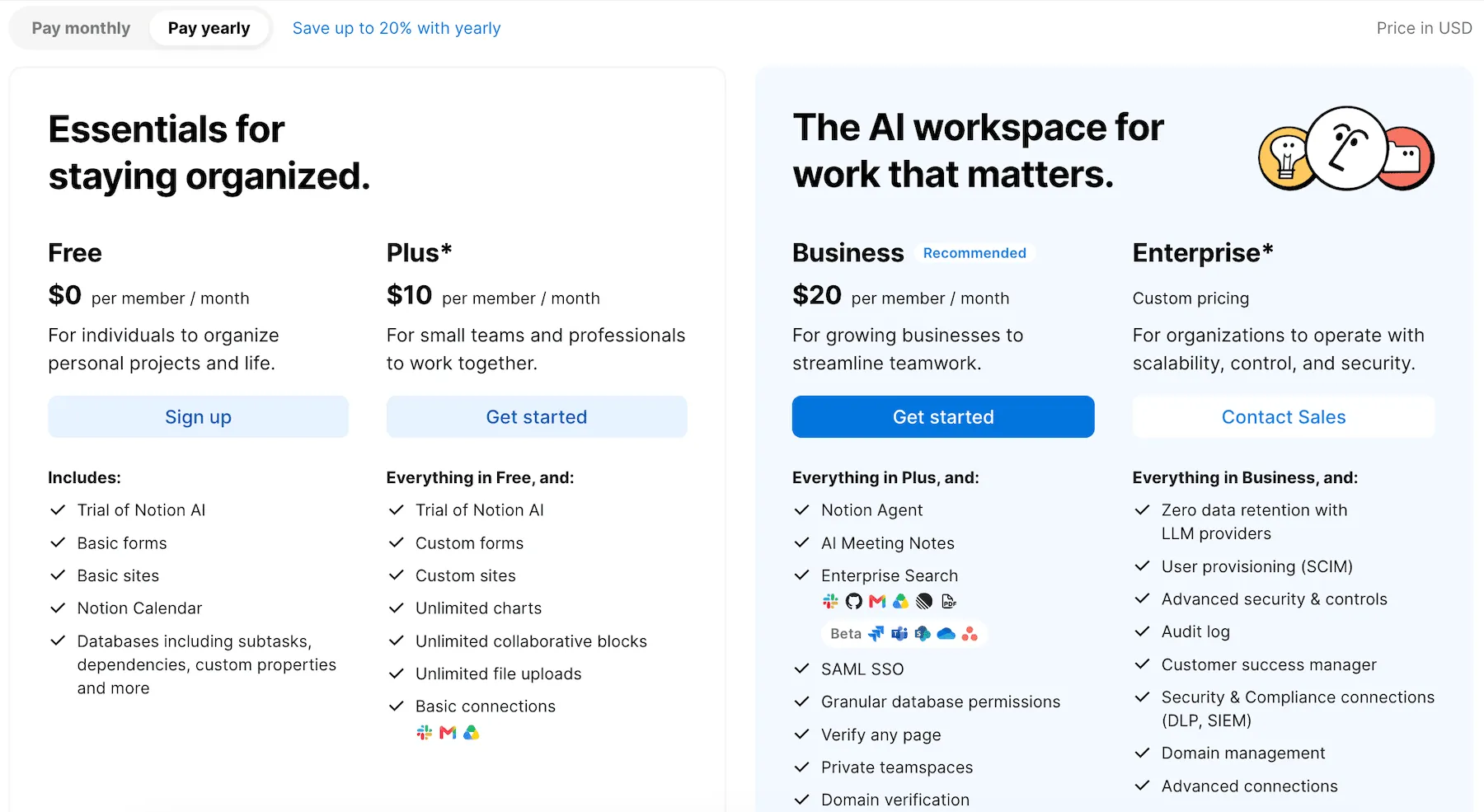 Notion pricing