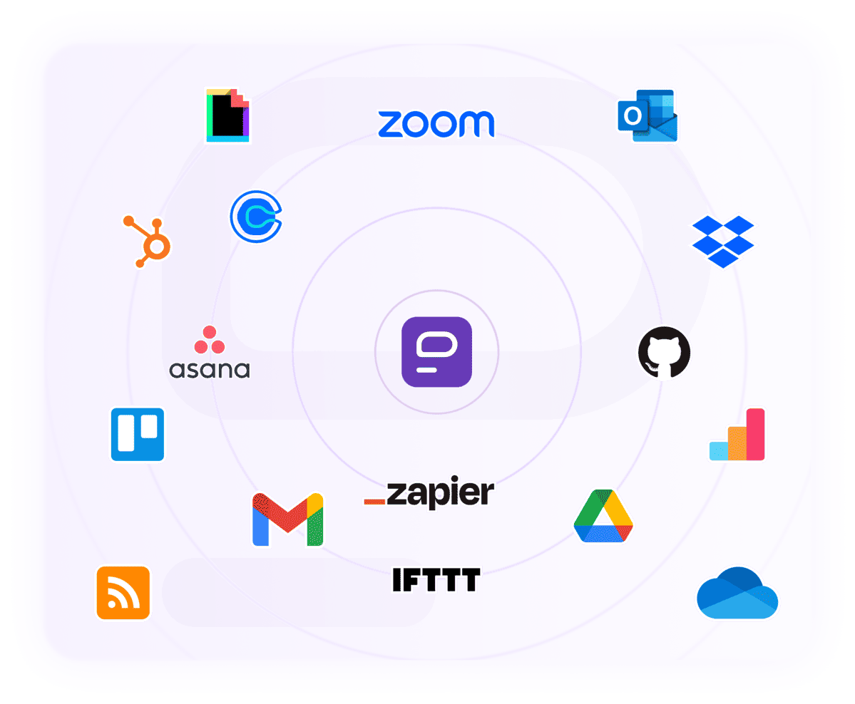 Some of Pumble’s integrations