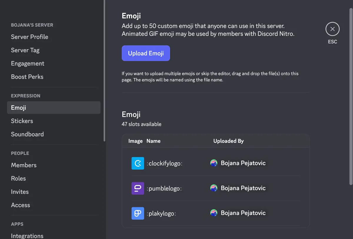 Adding custom emojis to Discord