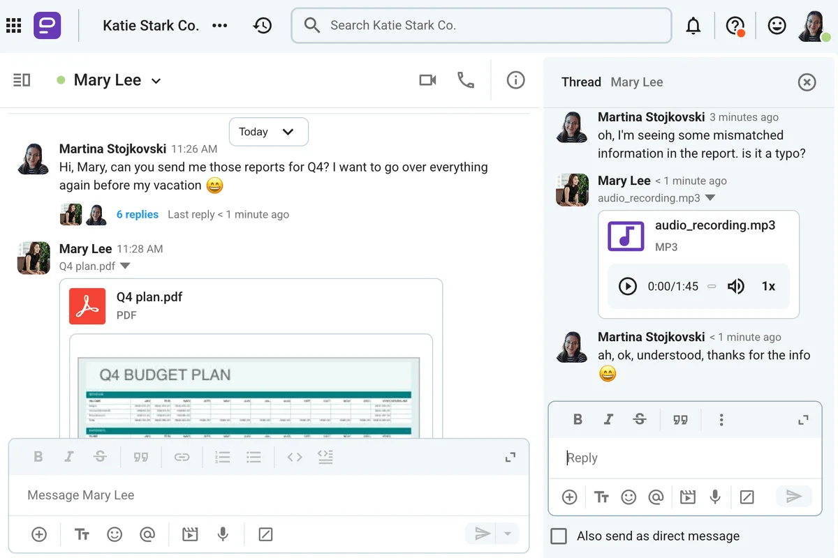 Boost your communication with Pumble’s channels and threads