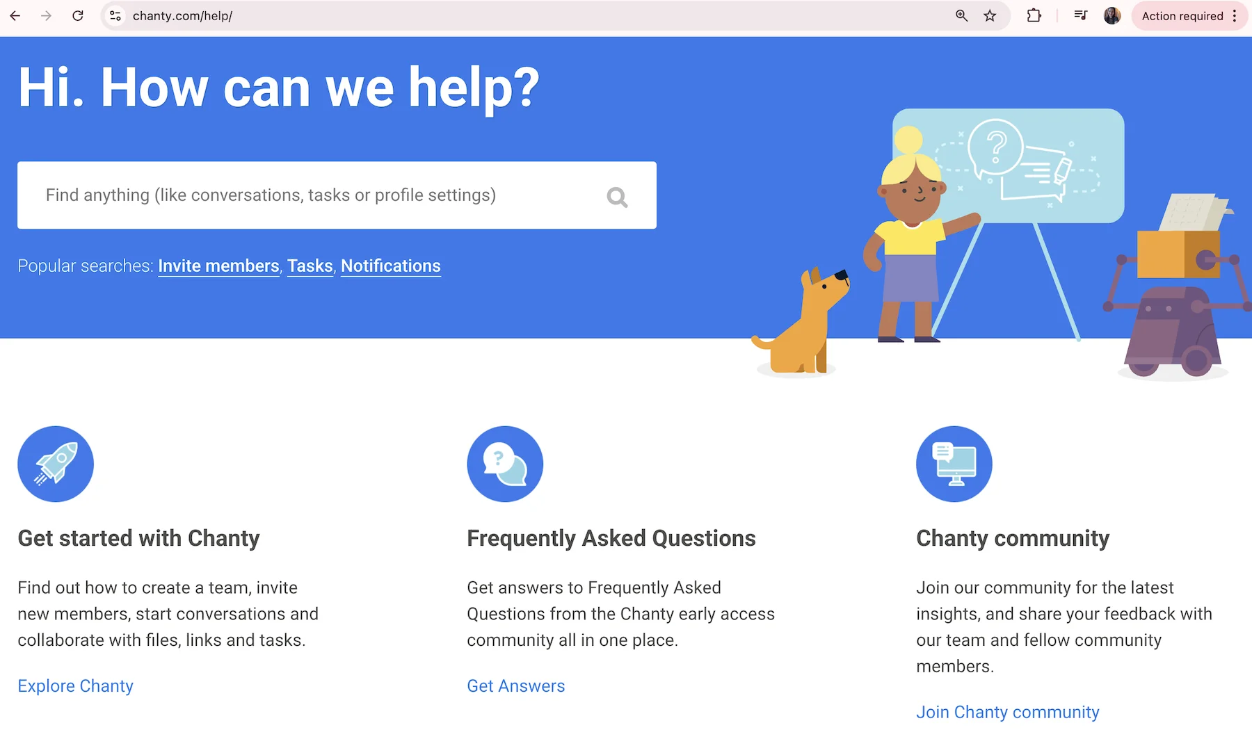 Chanty’s Help Center