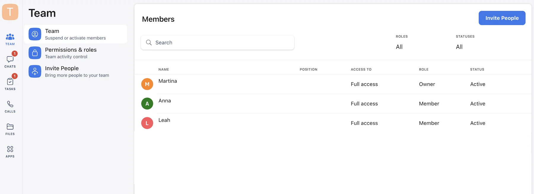 Manually reinvite or delete members and guests in Chanty
