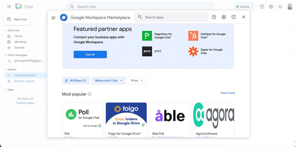 Google Workspace Marketplace