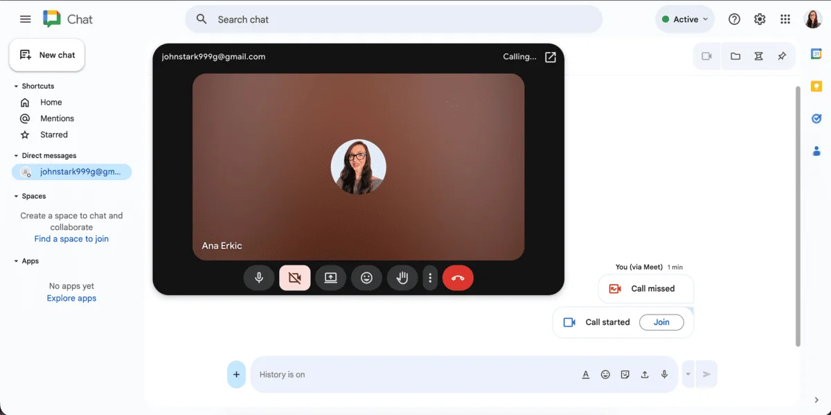 Google Chat switching to Google Meet for calls