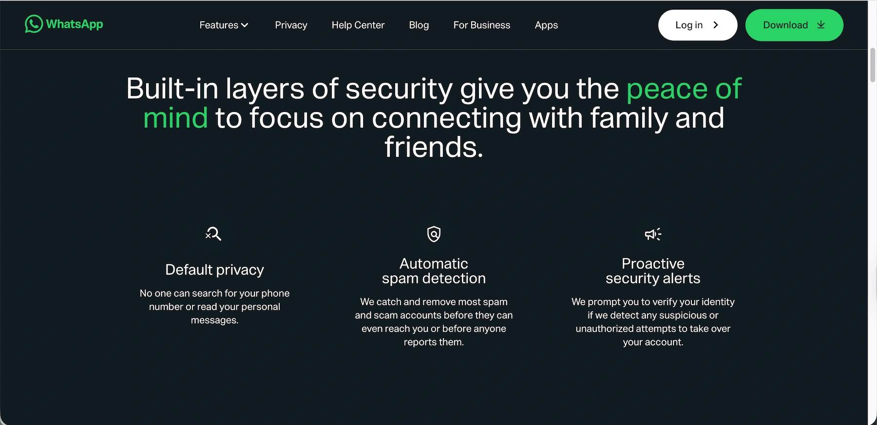 WhatsApp’s security layers