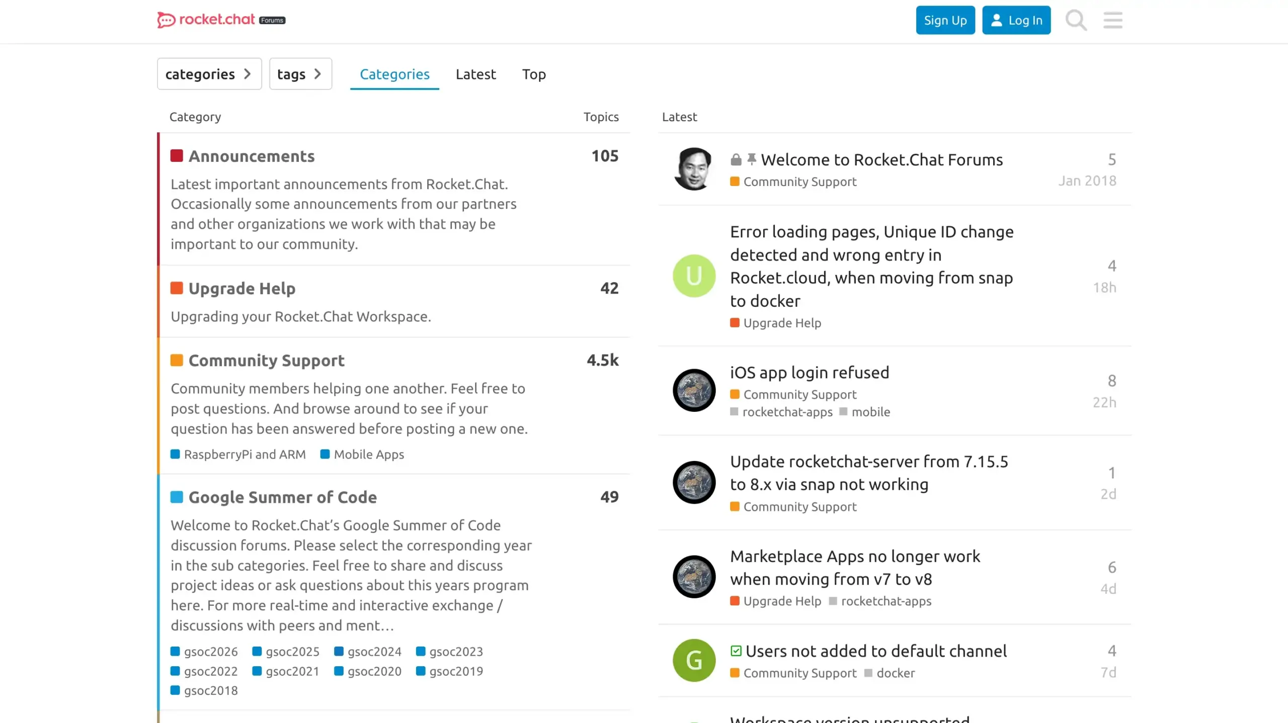 Rocket.Chat community forums