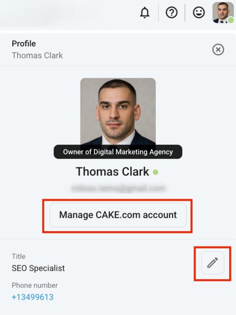 Edit Your Profile - Pumble Help