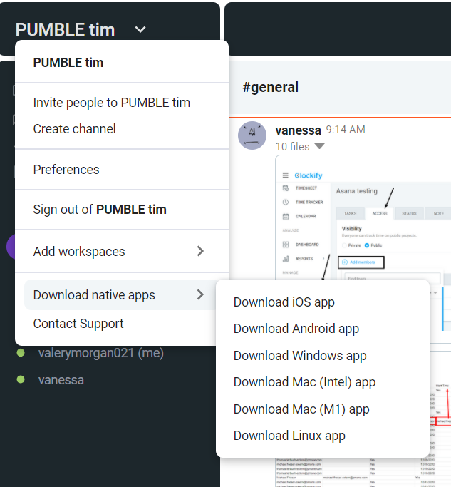 Download Pumble - Pumble Help