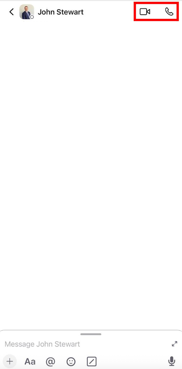 audio video call iOS